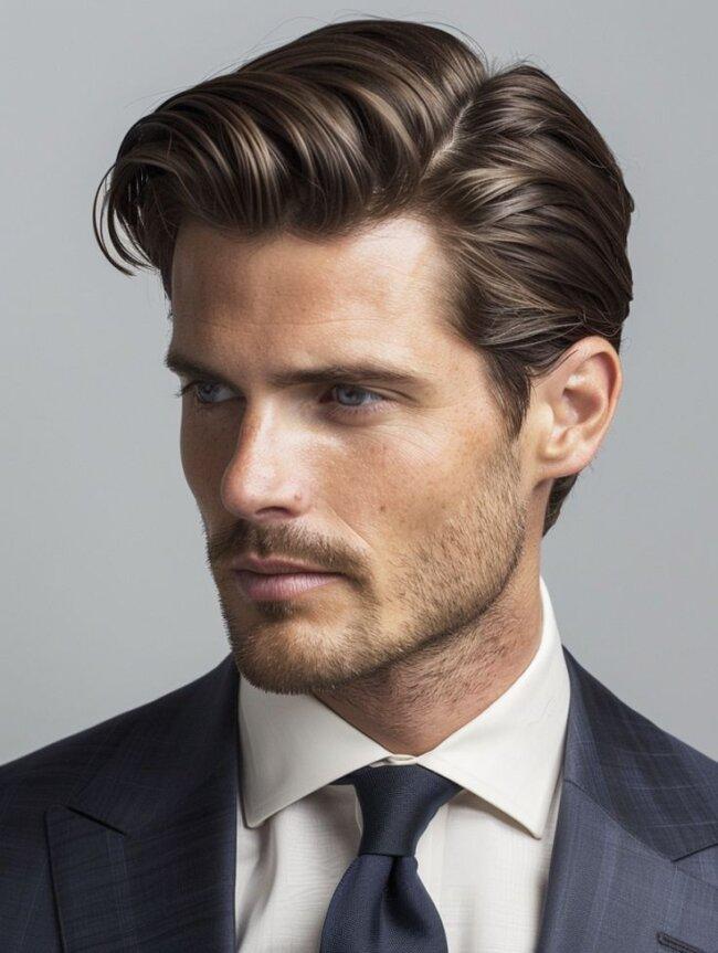 Classic gentleman haircut